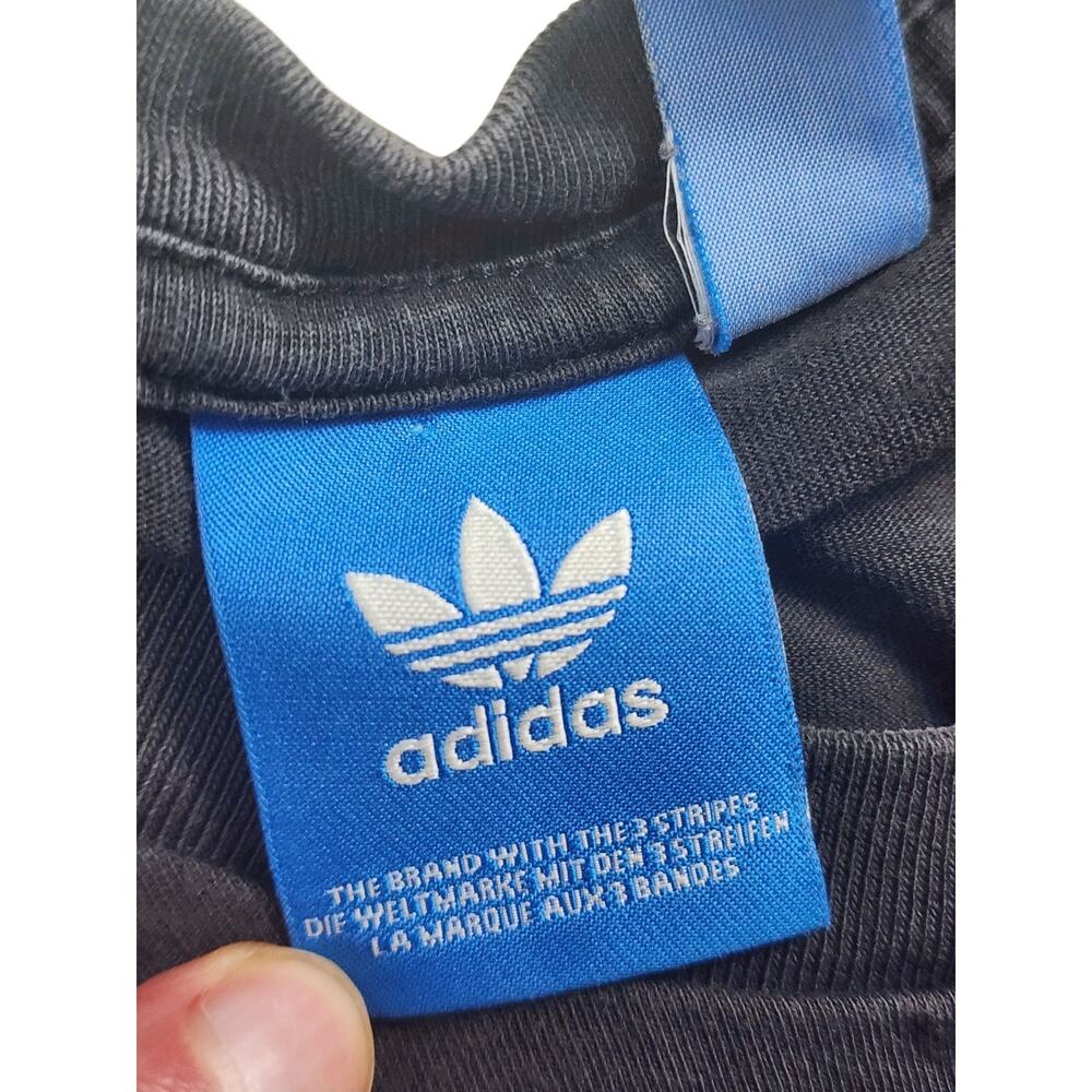 Adidas T Shirt Men Small Youth XL Trefoil Logo Graphic Streetwear Short Sleeve - Picture 4 of 9